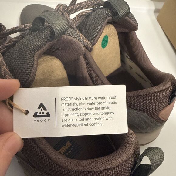 Brand New Teva Canyonview RP Women's  10 Waterproof Hiking Shoes Gray/pink Soft - Picture 6 of 11